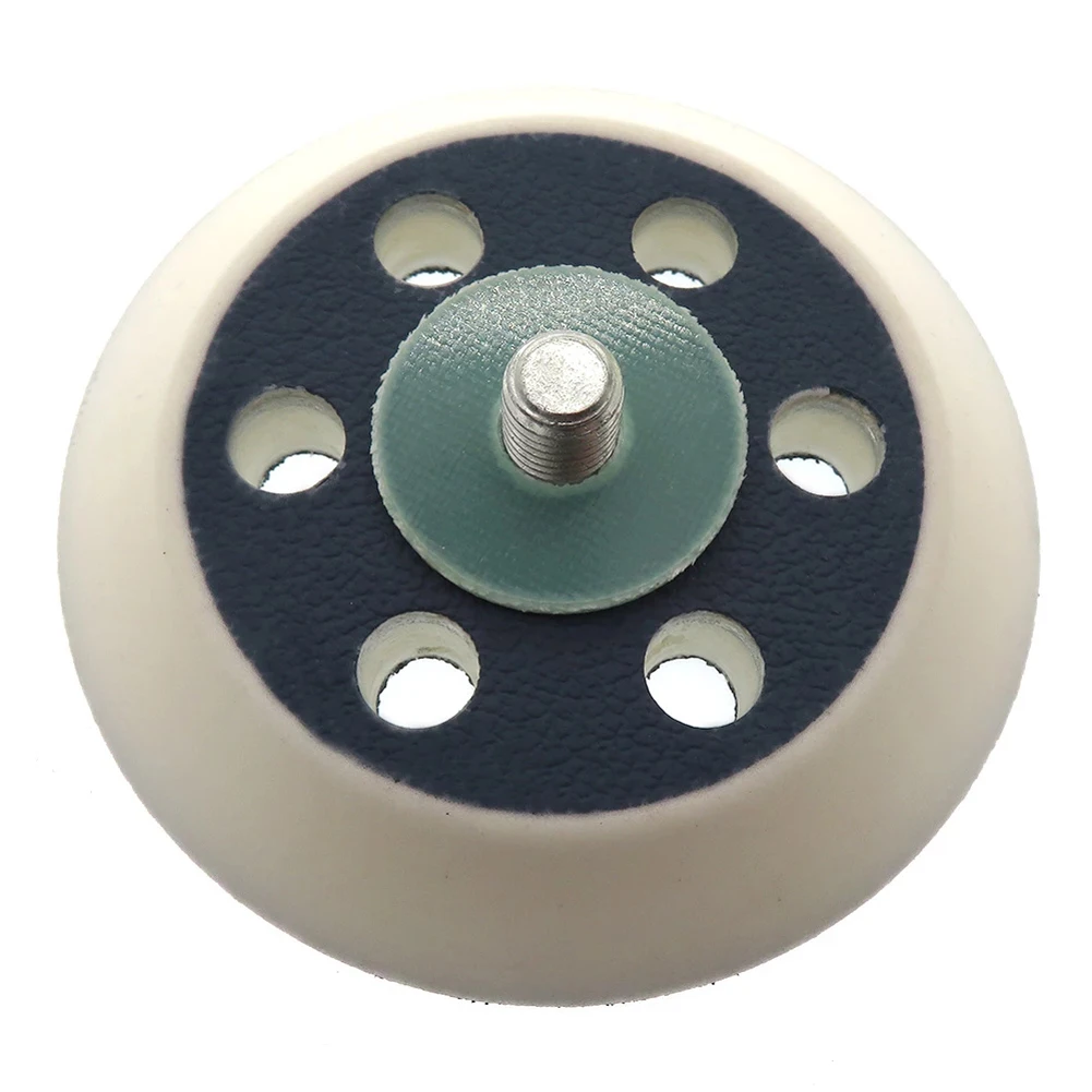 

1pc 3Inch Hook And Loop Buffing Pad M8 Thread Backing Pad Polishing Sanding Disc Pad For Electric Grinder Abrasive Tools