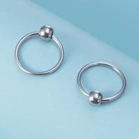 10pcs stainless steel captive bead ring nose ring earring hoop septum piercing ear tragus helix daith cartilalge lip bcr jewelry