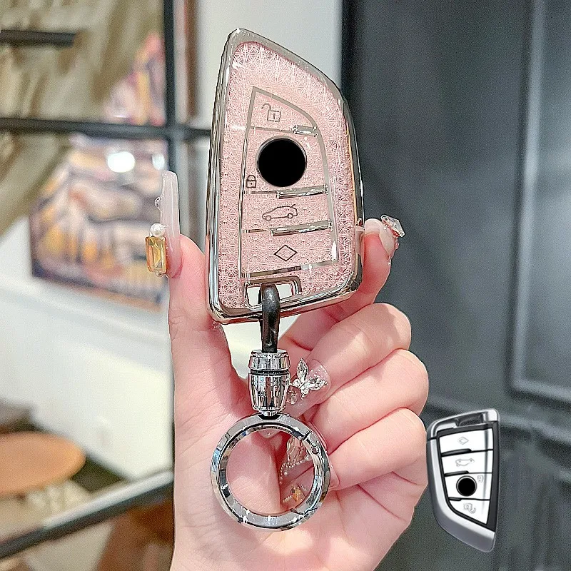 

ТПУ в стиле ромба для BMW 216i F46 X1 X2 X3 X5 X6 GT 2 5 6 7 серии 3 4 кнопки дистанционного ключа автомобиля чехол-держатель брелок