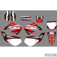 full graphics decals stickers motorcycle background custom number for honda cr125 cr 125 1998 1999 cr250 cr 250 1997 1998 1999