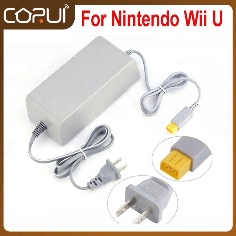

100-240V AC Power Adapter Charging Cable Charger EU/US Plug Suitable For Nintendo Wii U Console Power Adapter Cable Game Charger