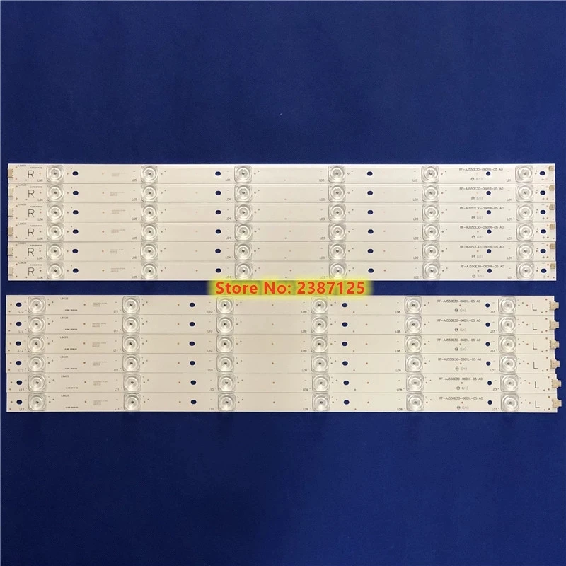 

10 компл. Светодиодной ленты RF-AJ550E30-0601L-05 RF-AJ550E30-0601R-05 LC-55CFE6241K 55CUF8372KS