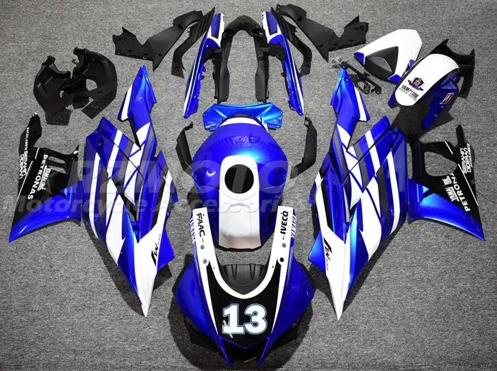 

New ABS Aftermarket Motorcycle Fairing kit Fit For YAMAHA R3 R25 2019 2020 2021 2022 19 20 21 22 Bodywork set Blue white