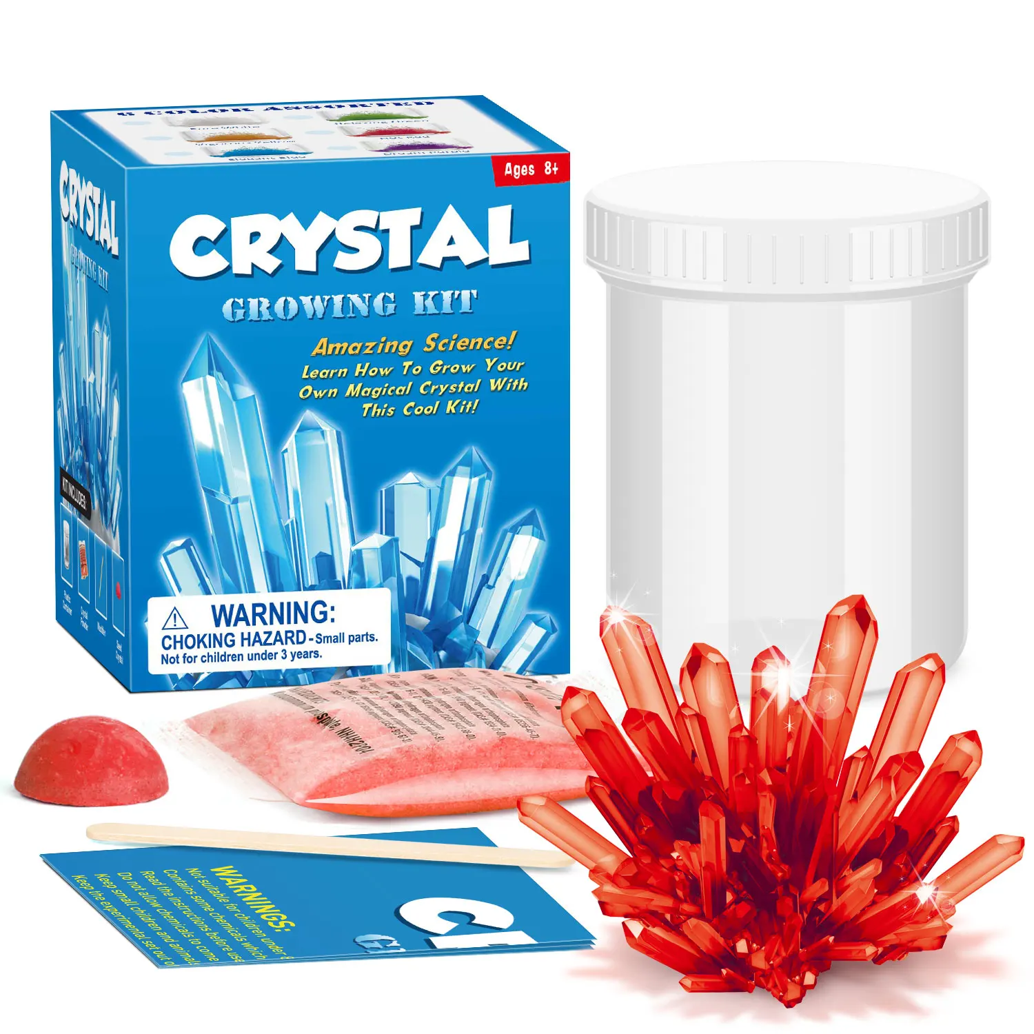 

DIY Crystal Planting Growing Kit Crafts Interesting Science Experiment Interactive Children'S Students Educational Toy Gift