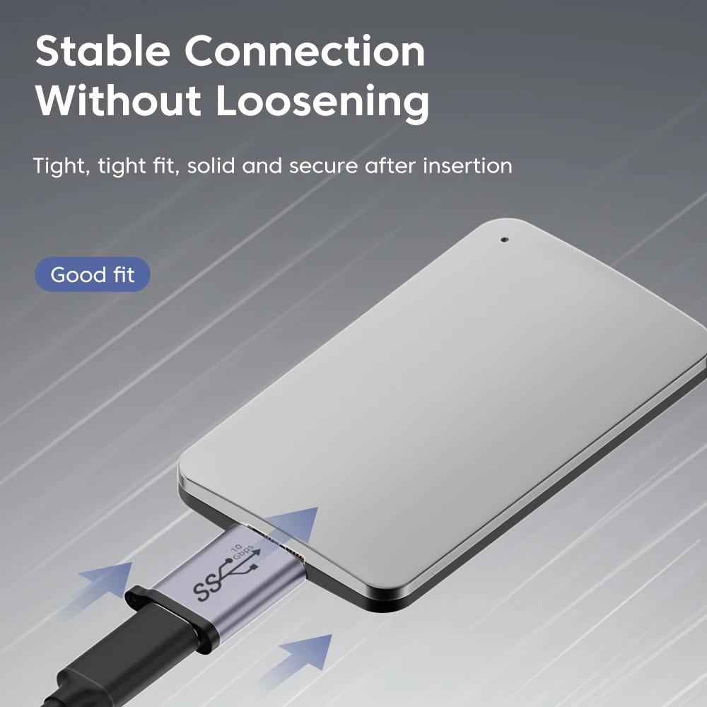 Переходник Micro B USB C 3 0 папа-мама типа для внешнего жесткого диска HDD