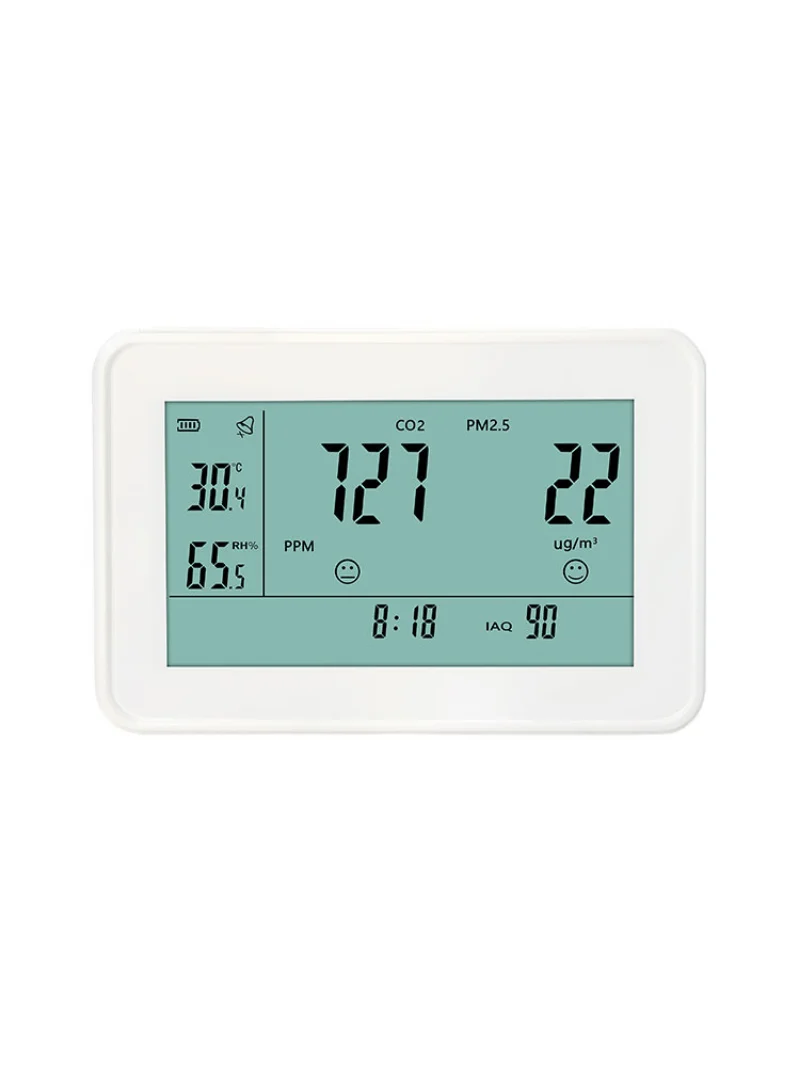 

YEH-500 PM1.0 PM2.5 PM10 and HCHO Haze Temperature Humidity Air Quality Monitor