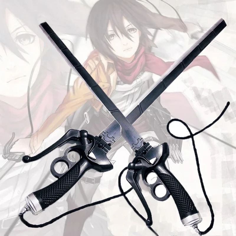

Attack on Titan Costume Props Mikasa Ackerman Sword Cosplay RivaMika LeviMika Movie Sword Simulation Weapon Performance Props