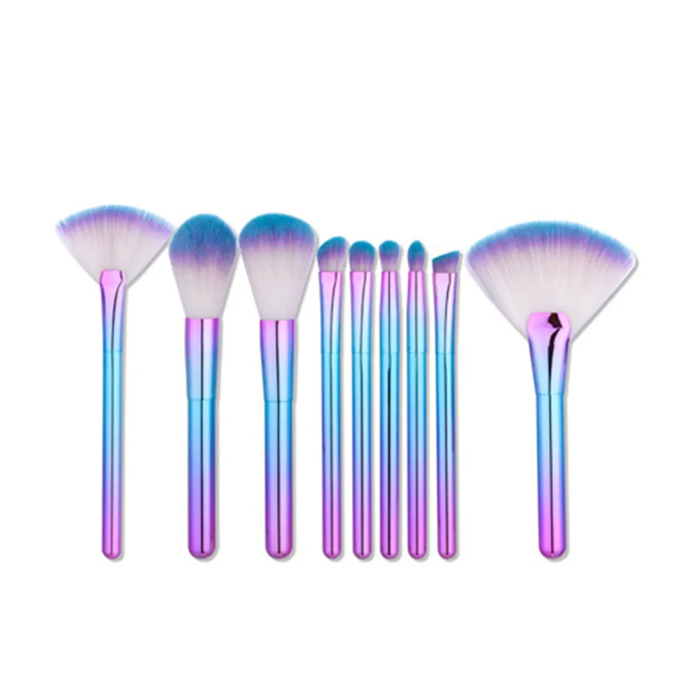 

Makeup Brushes Tool Set Cosmetic Powder Eye Shadow Foundation Blush Blending Beauty Make Up Brush Maquiagem 9pcs