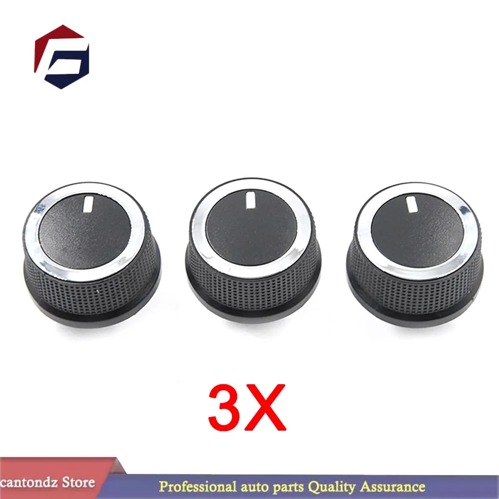 

3Pcs A/C Knob Heater Air Conditioner Climate Control Switch Knob Button For Chevrolet 2008 - 2017 Express Van Savana 84793085