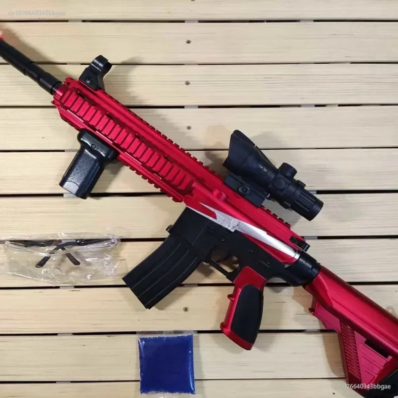 Гелевый пистолет электрический водяной шар игрушечный M416 полные аксессуары