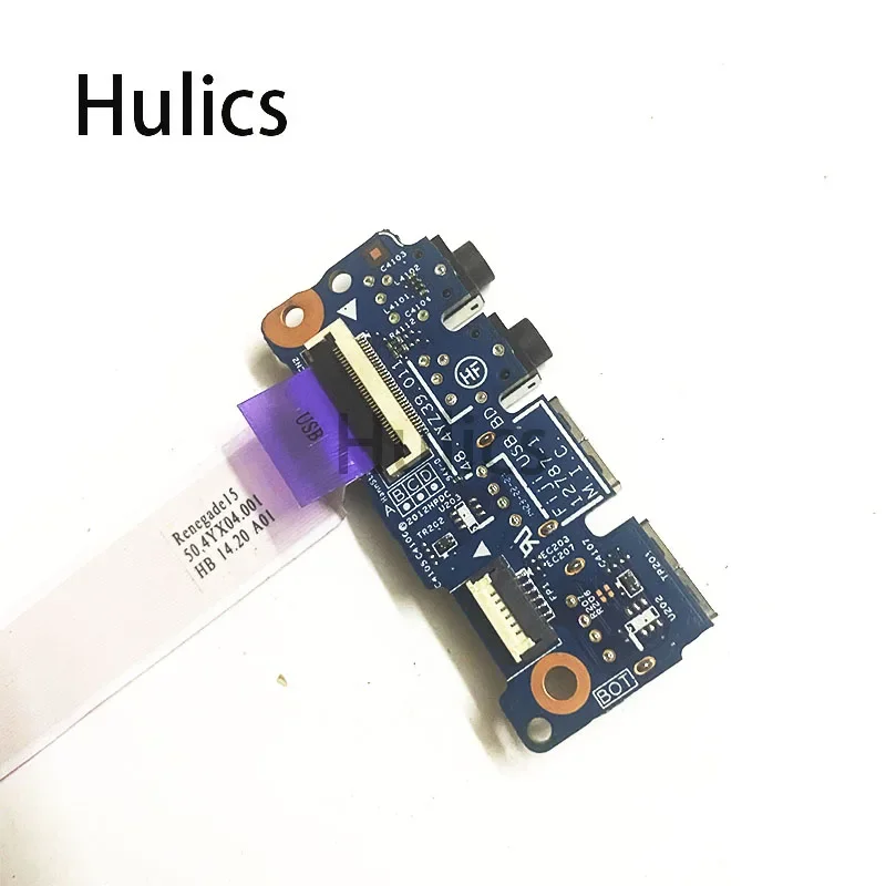 Hulics используется для HP ProBook 450G1 450 G1 455 аудиоразъем USB-порт плата 48 4YZ42.011 12787-1