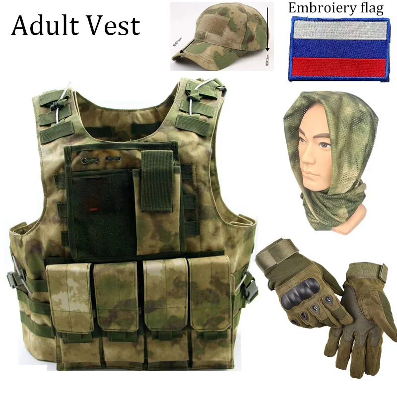 

600D gun oxford Tactical Vest Mens Military Hunting Vest Field Battle Airsoft Molle Waistcoat Combat Assault Plate Carrier Vest