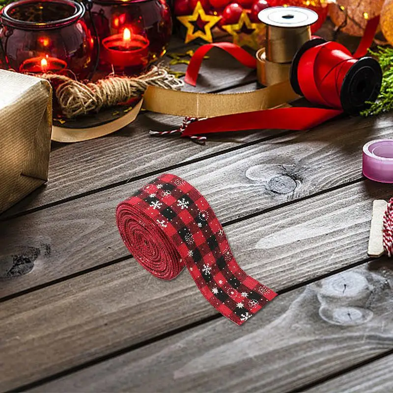 Рождественская лента из мешковины гирлянда ротанга с бантом мультяшная