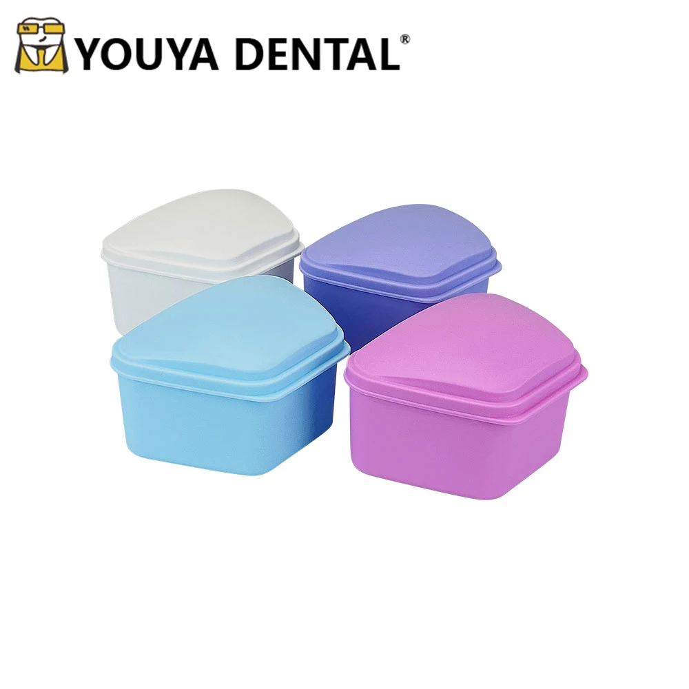 

Denture Bath Box Dental False Teeth Storage Box Orthodontic Container Oral Hygiene Supplies Organizer