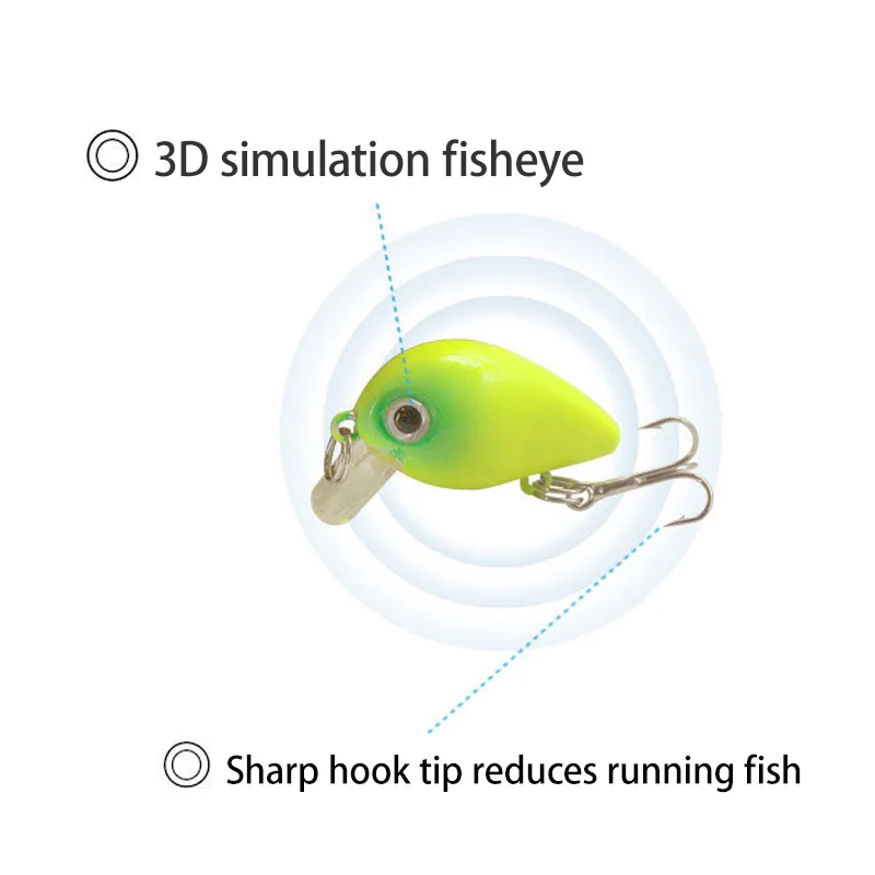 5-1 шт. мини-кренкбейт 2 9 см 1 6 г