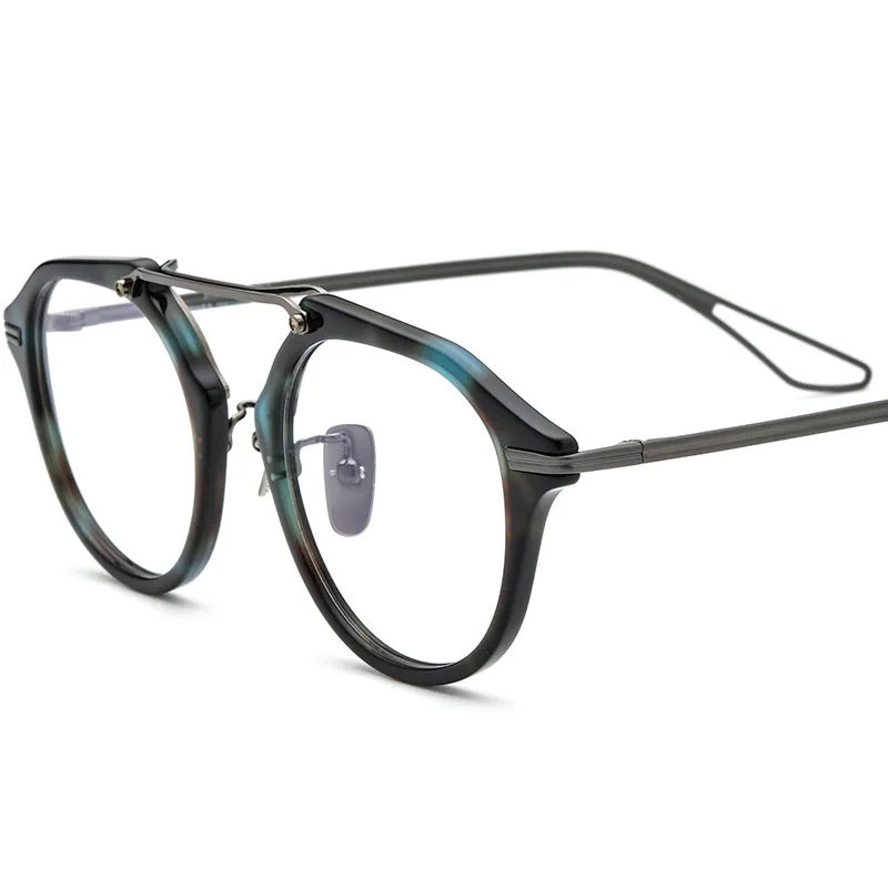 Очки в титановой оправе для мужчин и женщин роскошные стильные оптические