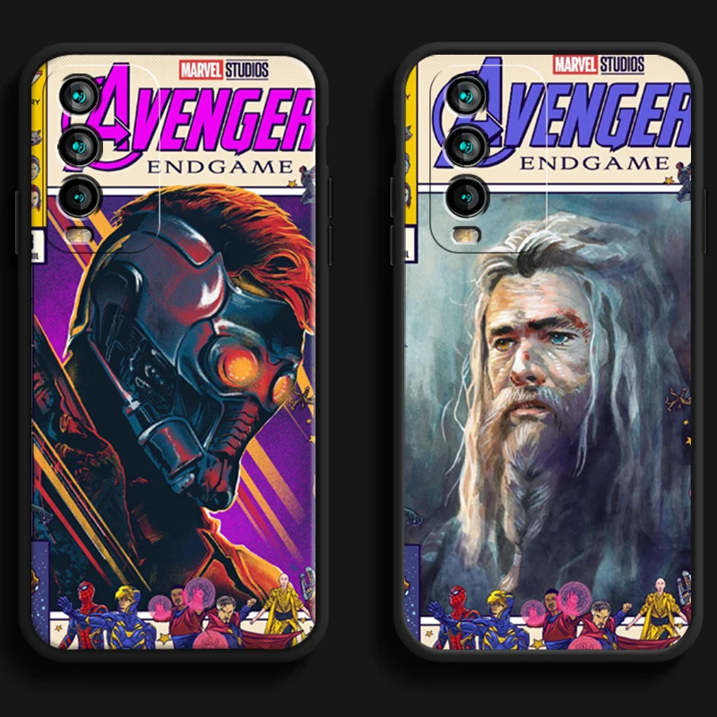 

Avengers Marvely Phone Cases For Xiaomi Redmi 10 Note 10 10 Pro 10S Redmi Note 10 5G Back Cover Carcasa Coque