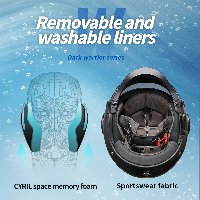 Мотоциклетный шлем Cyril Casco защитный в стиле ретро с сертификатом DOT для мужчин и