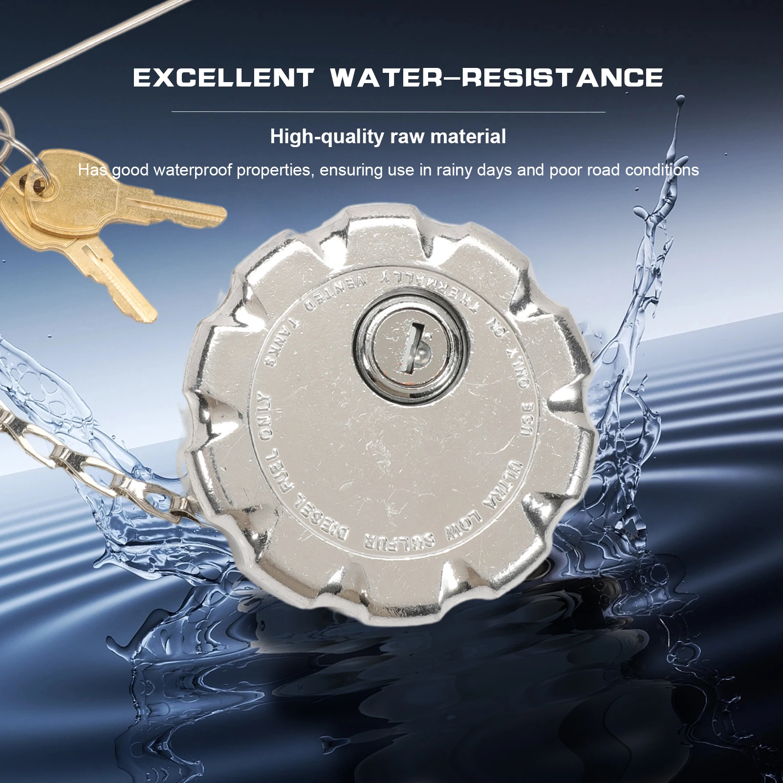 3-дюймовая запирающаяся крышка топливного бака для моделей тяжелых грузовиков