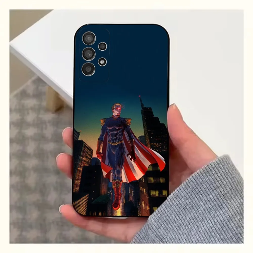 Фото Чехол для телефона H-Homelander T-The Boys для Samsung S25, S24, S23, S22, S20, S21, S10, Ultra, Plus, Lite, FE, мягкий силиконовый черный чехол №3