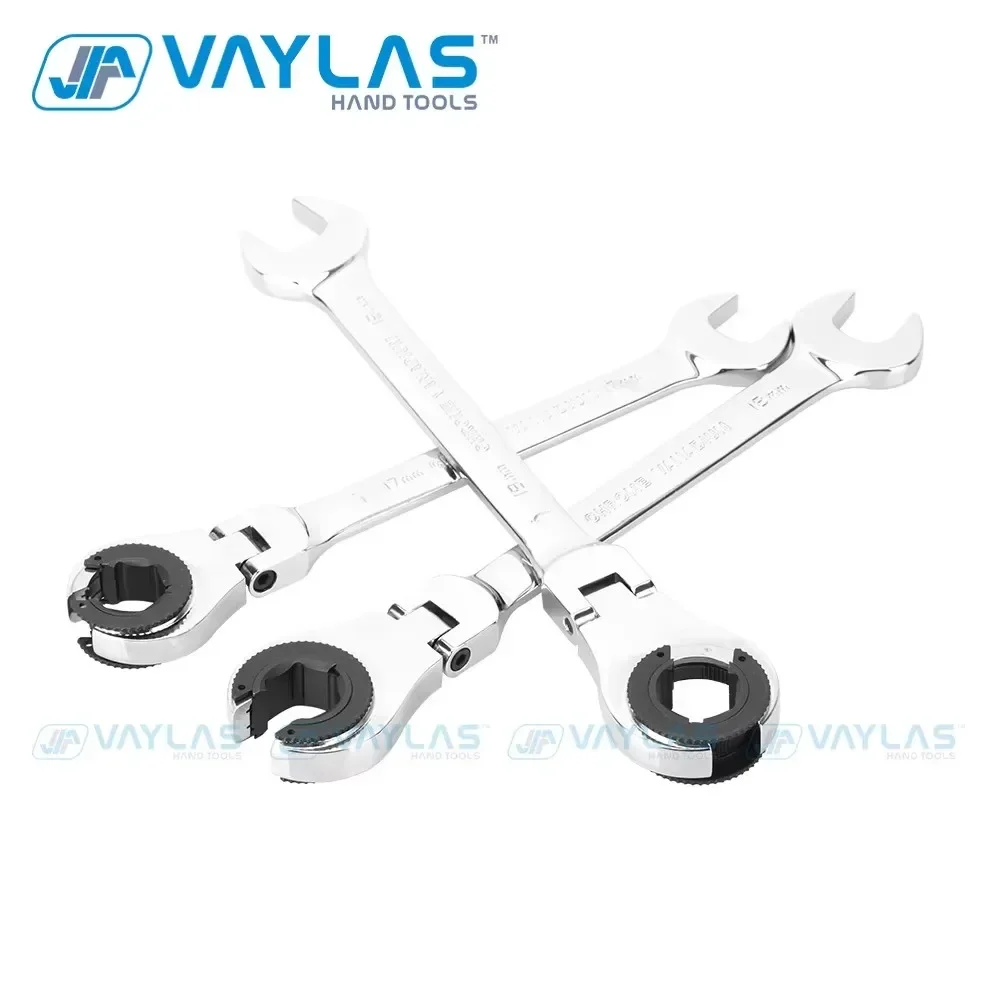 

Ключ трубный Vaylas хромованадиевый 8-19 мм