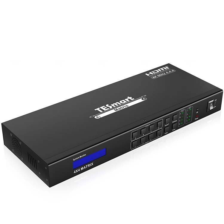 

4x4 HDMI Matrix 4K@60Hz 4:4:4 matrix hdmi switch 4x4 matrix switcher 4k