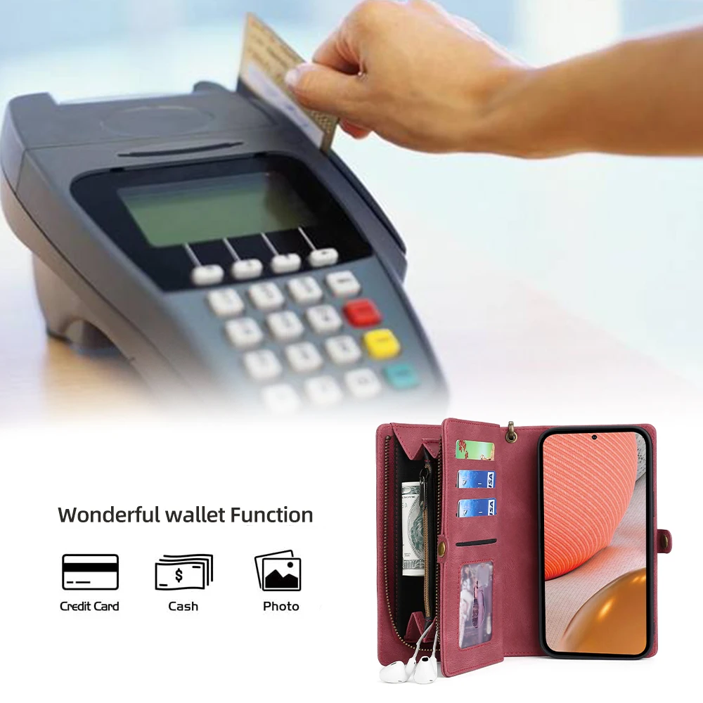 wallet pu leather phone case for xiaomi 9 10 10pro 11 12 12pro 5g redmi 8 9 10 note8 note9 note10 note11 poco m3 m4 x3 pro nfc free global shipping