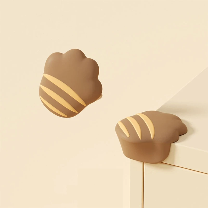 

Lovely Paws Corner Protector for Kids Silicone Safety Corner Guard Edge Protection for Table Furniture Sharp Corners P31B
