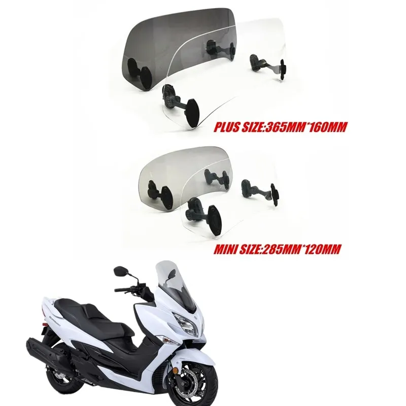 Регулируемый спойлер на ветровое стекло для SUZUKI BURGMAN 200 400 650 GSX1250FA GSR750 ABS GSR250S