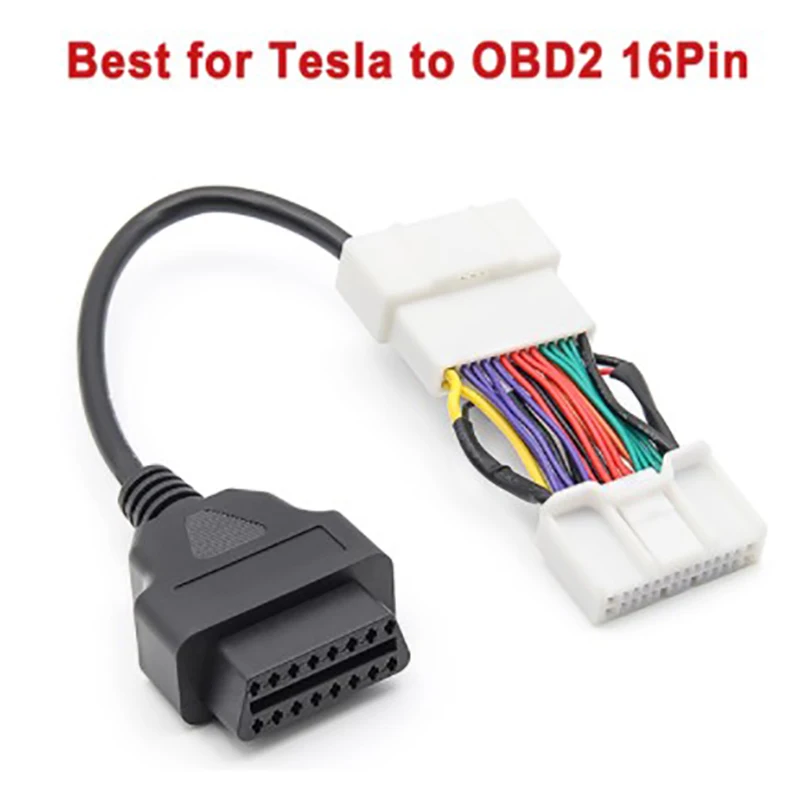 Разъем OBD2 для Tesla Model 3 20/26Pin OBD 2 диагностические автомобильные инструменты кабель