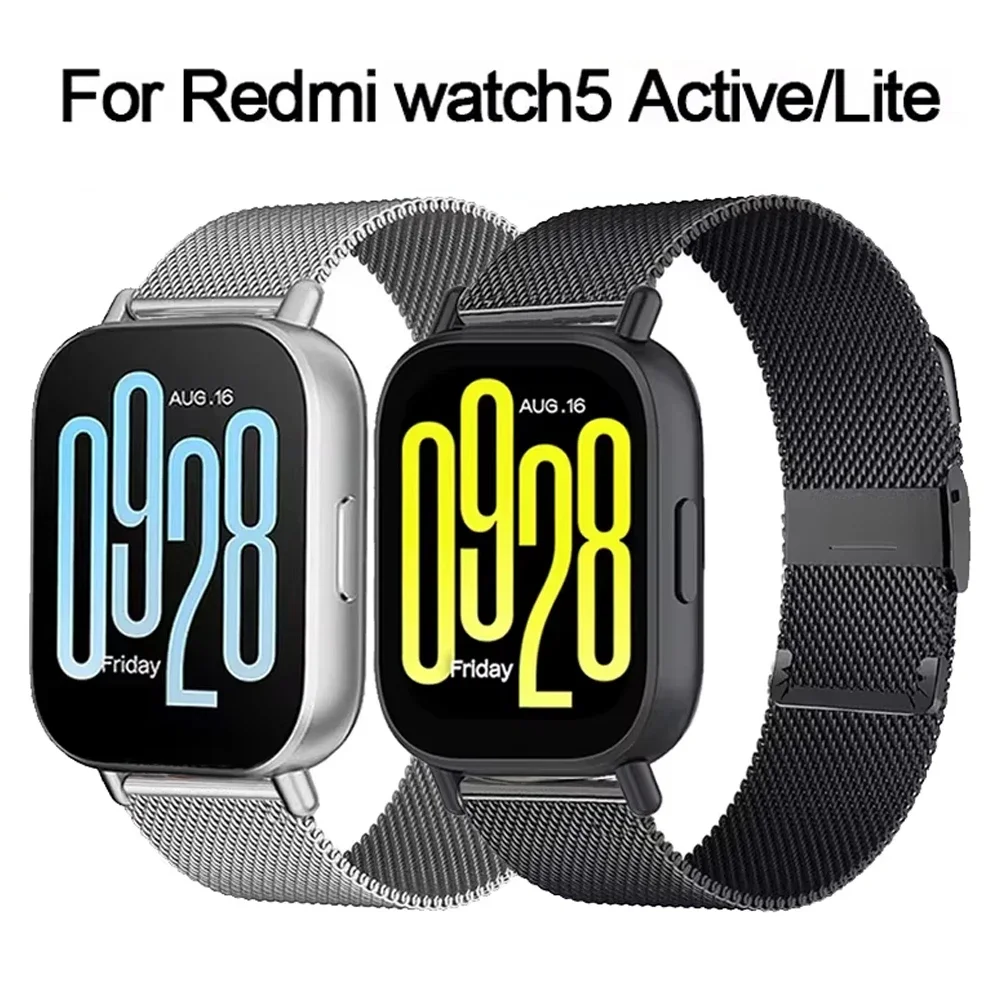 Ремешок для Xiaomi Redmi Watch 5 Active/5 Lite браслет хорошего качества активная нержавеющая