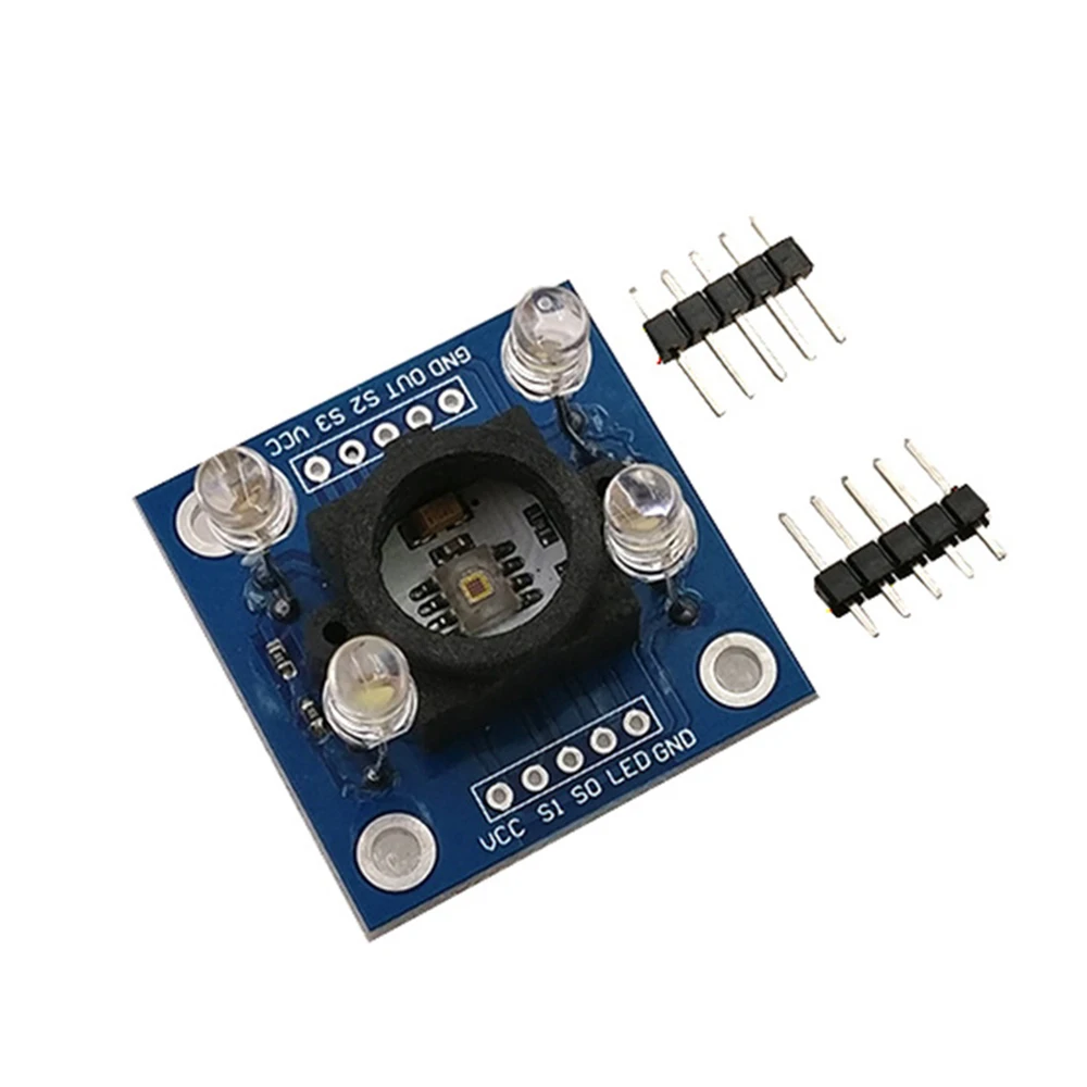 

TCS230 TCS3200 Detector Module Color Recognition Sensor Board for Arduino Diy Electronic PCB Board DC 3V 5V White LED