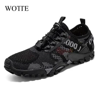 summer men casual shoes breathable mesh shoes for men non slip outdoor hiking shoes mens climbing trekking shoes zapatos hombre