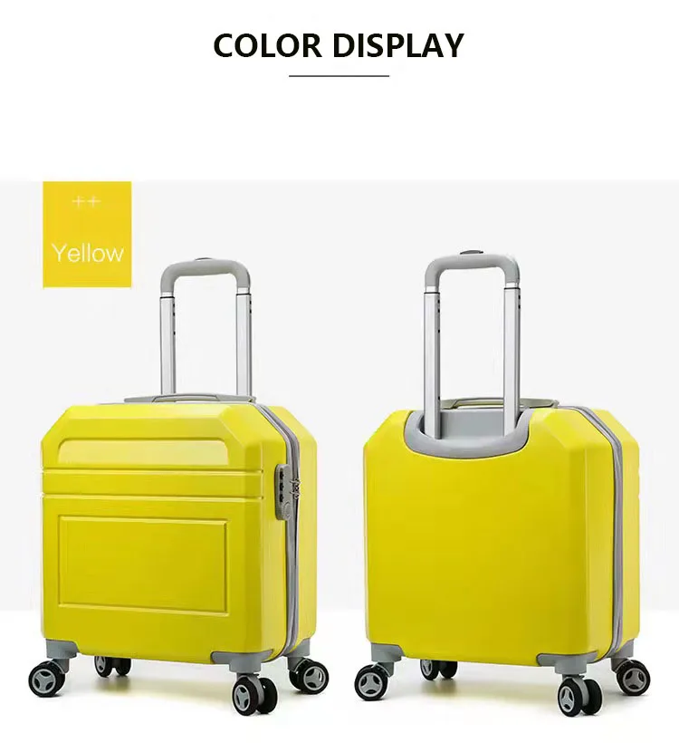 New High-End Candy Colored Children'S 20 Inch Trolley Case, Frosted Password Universal Wheel Travel Case