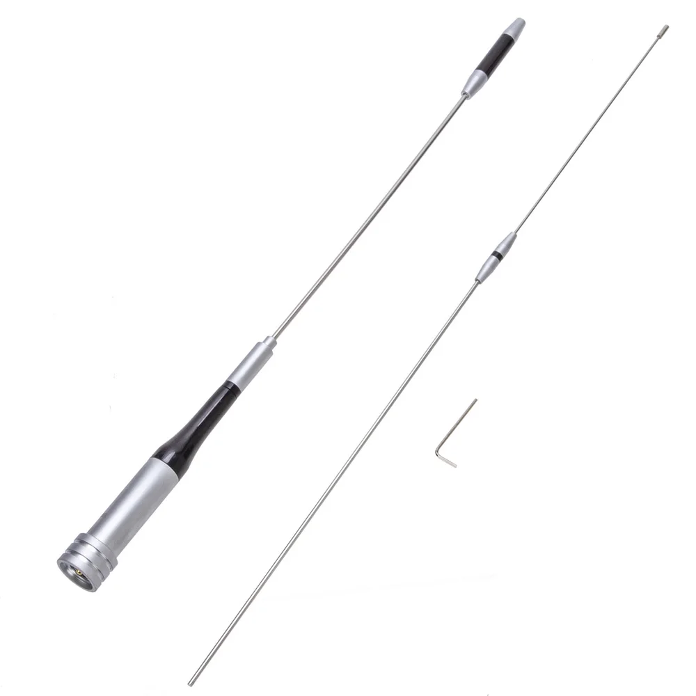 SG-7500 Dual Band UHF/VHF 144/430MHz Stainless Steel 150W 3.5/6.0dBi Gain Antenna SG7500 for Amateur Car Mobile Radio
