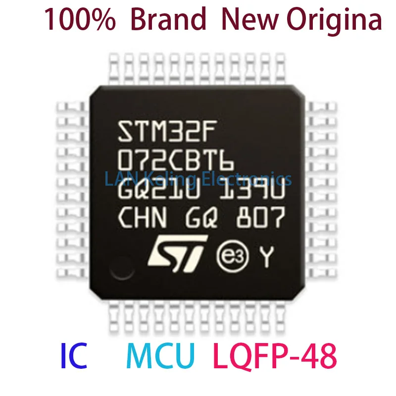 

STM32F072CBT6 STM STM32F STM32F072 STM32F072CB STM32F072CBT 100% Brand New Original IC MCU LQFP-48