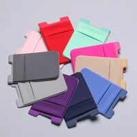 unisex adhesive sticker phone pocket stick on card wallet high quality stretchy cell phone credit card sleeve pouch