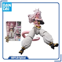 bandai genuine dragon ball animation shf android 21 exquisite anime action figure model toys gifts for collector children