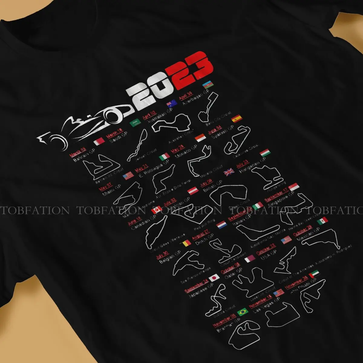 Мужская хипстерская футболка с календарем и круглым вырезом