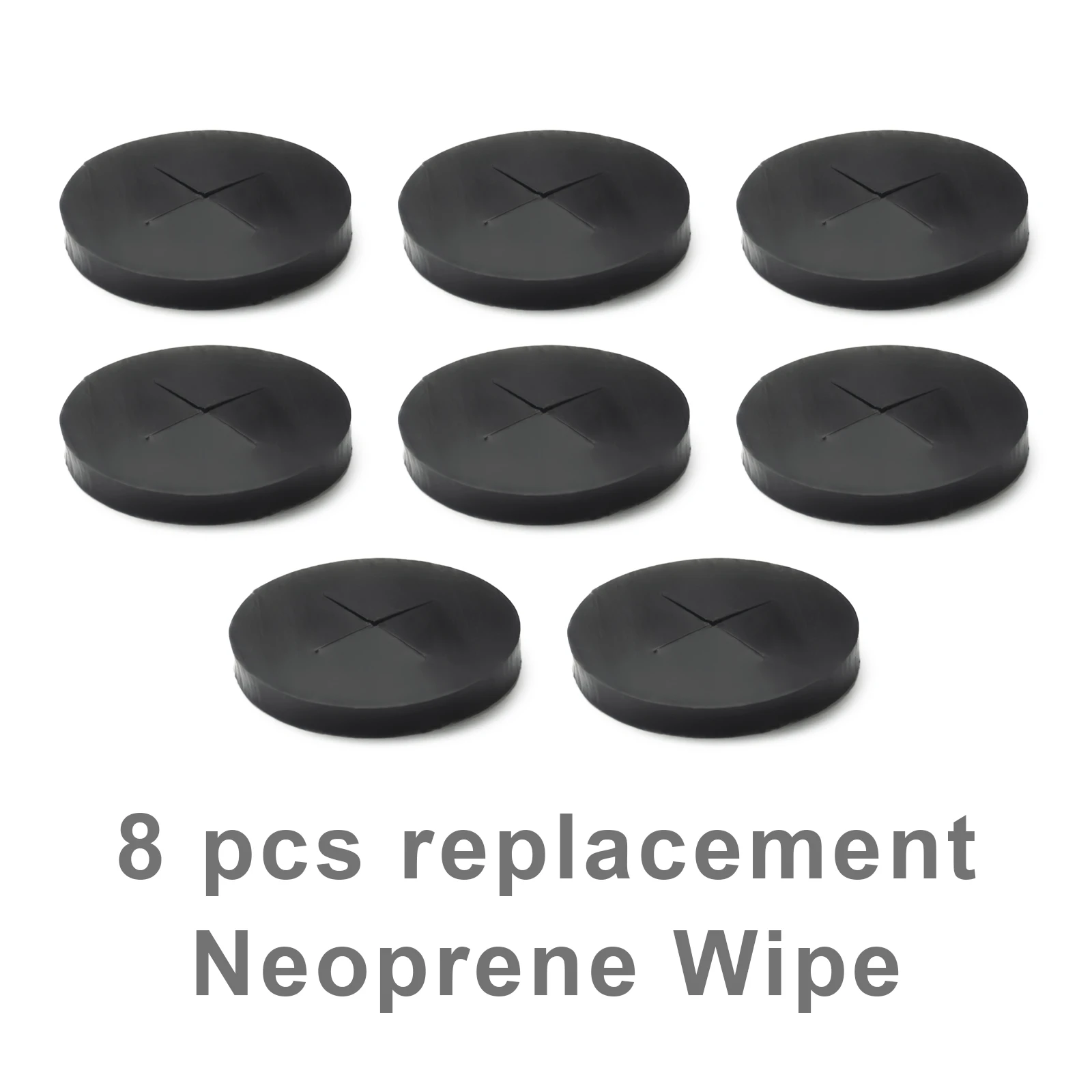 

8x One Set Replacement Neoprene Rubber Wipes 85A durometer polyurethane Wipe for Super Mini Aurora Cleaning Tube Kit