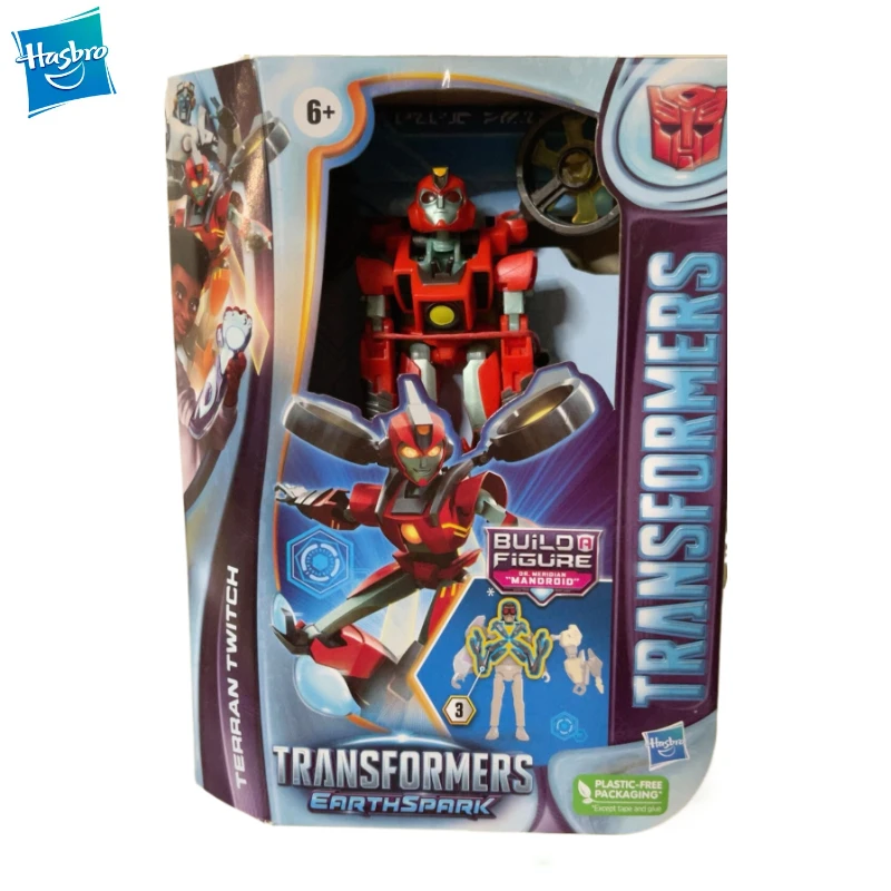 Фото Новая оригинальная фигурка Hasbro Transformers EARTHSPARK TERRAN TWITCH, модель игрушки №2