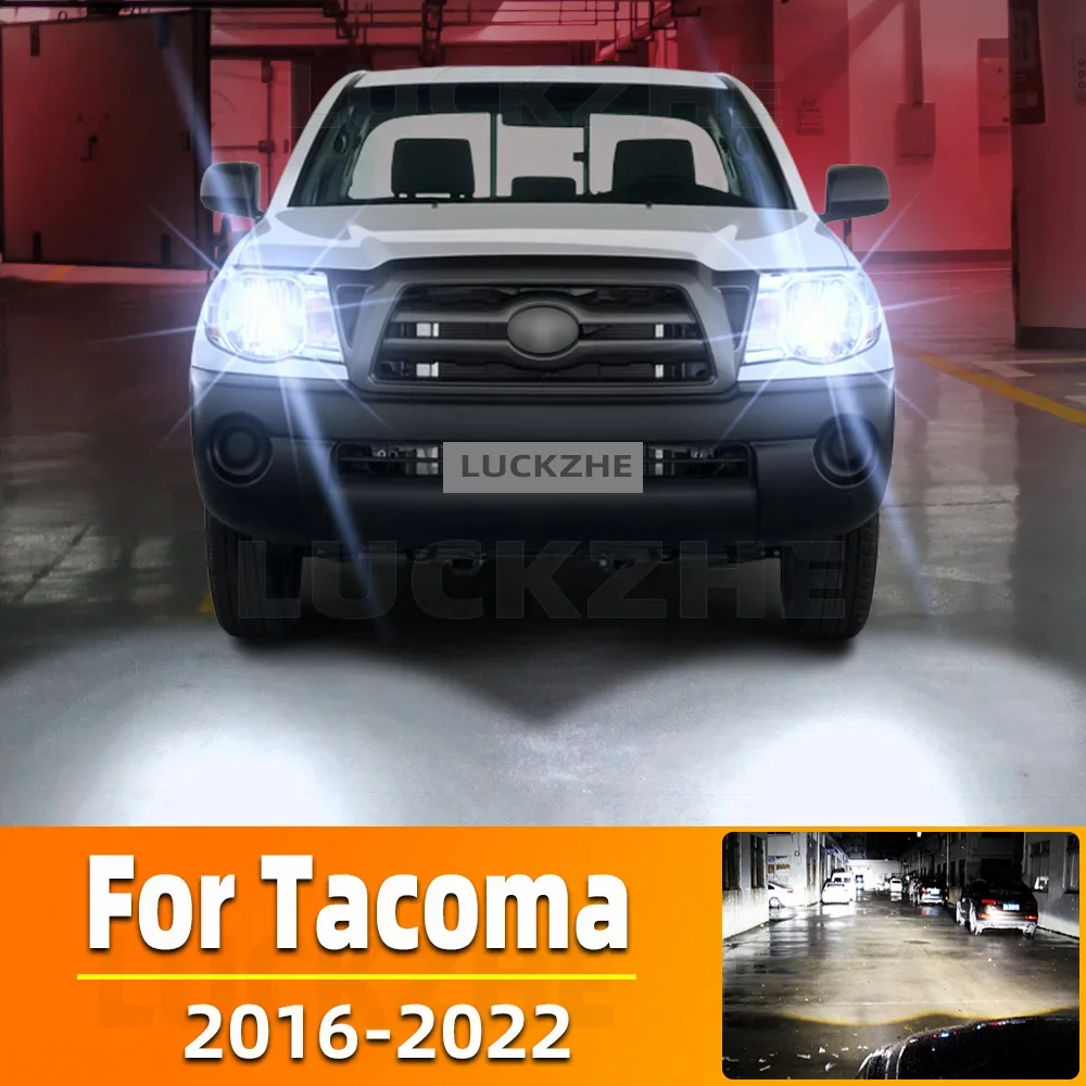 2 шт. для Toyota Tacoma 2016 2017 2018 2019 2020 2021 2022 автомобильные светодиодные фары дальнего и