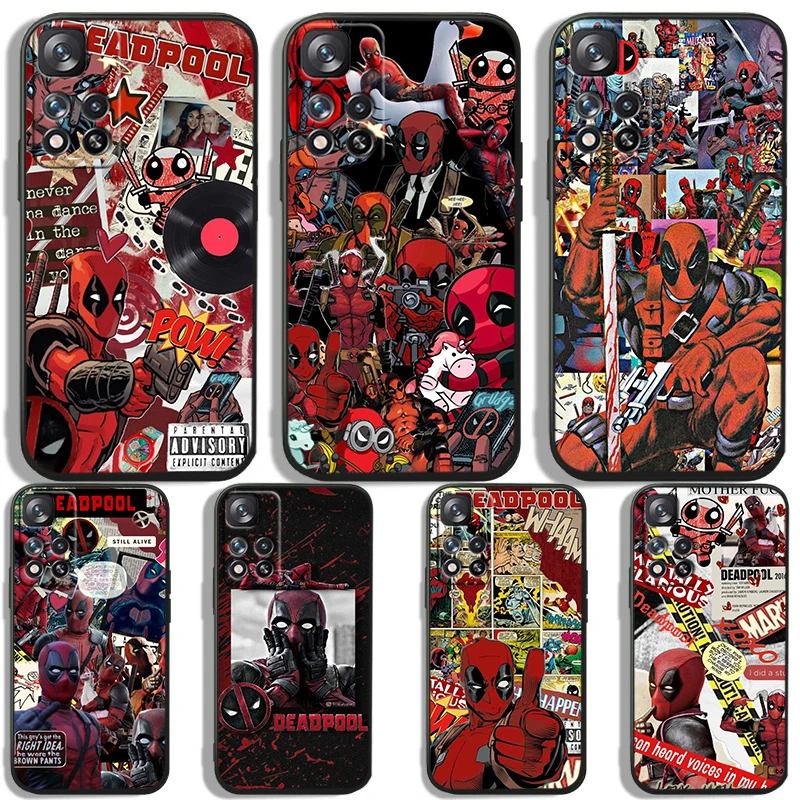 Marvel крутой Человек-паук для Redmi Note 13 12 Turbo 11T 11P 11E 11S 10T 10S 10 9 Pro Plus Max силиконовый