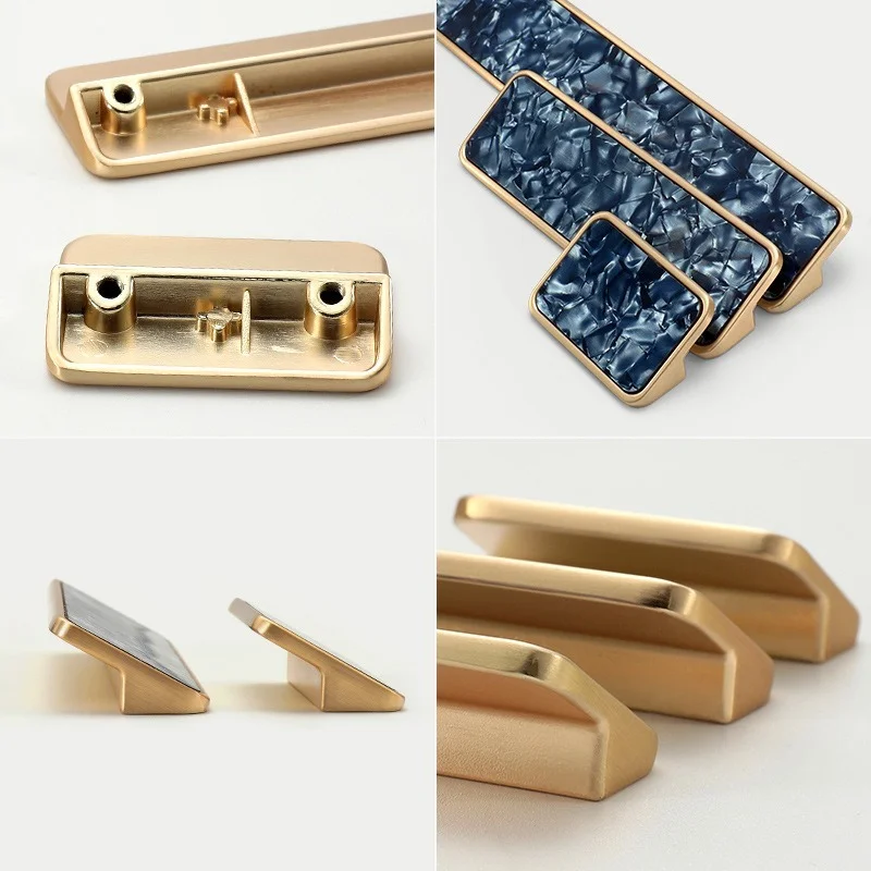 

Acrylic Light Luxury Crystal Drawer Pull Handle Kitchen Cabinet Door Handles Glass Pulls Decor Furniture Zinc Alloy Hardware