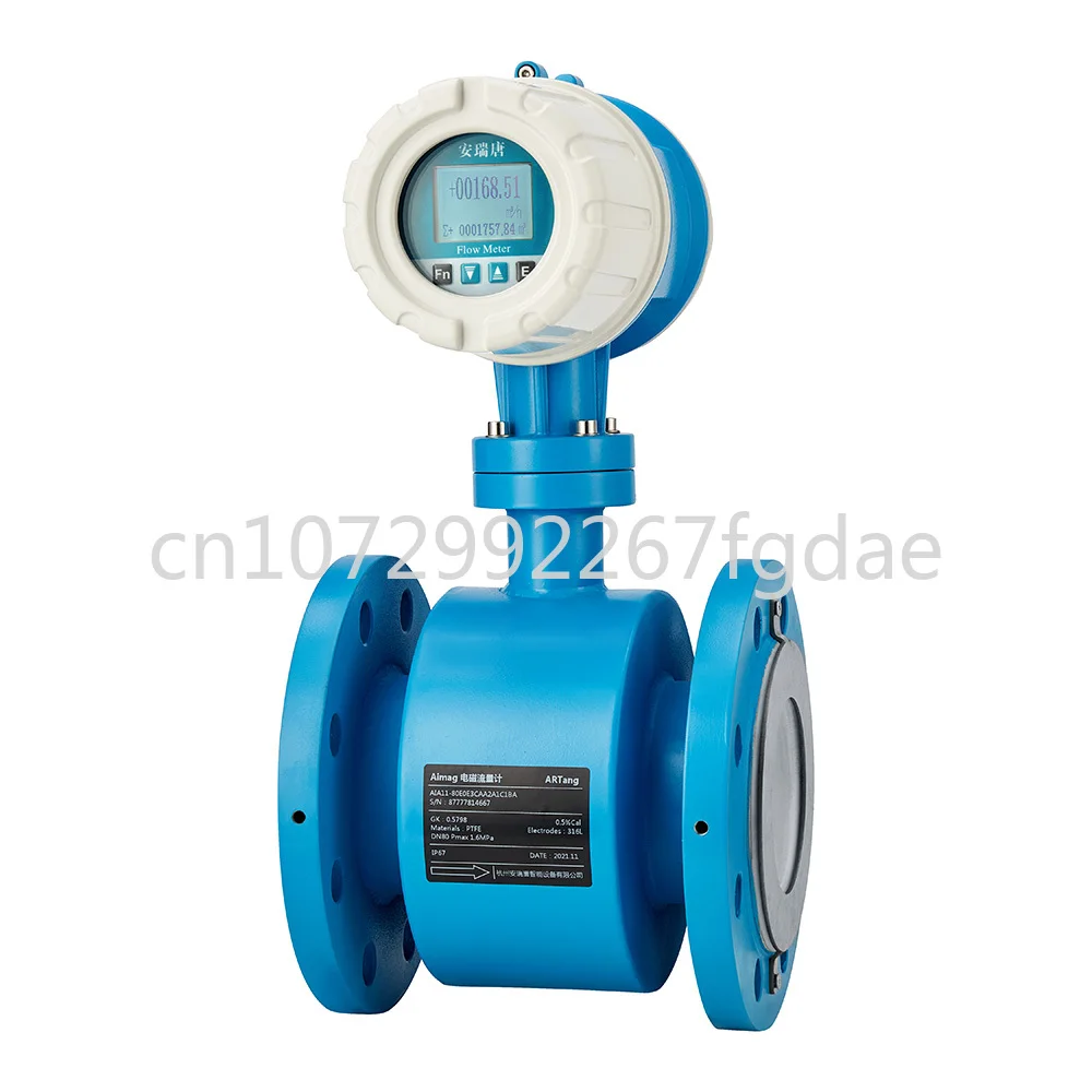 

DN50 RS485 3-inch Electromagnetic Flowmeter for Wastewater and Sewage Industry Magnetic Flange Electromagnetic Flowmeter