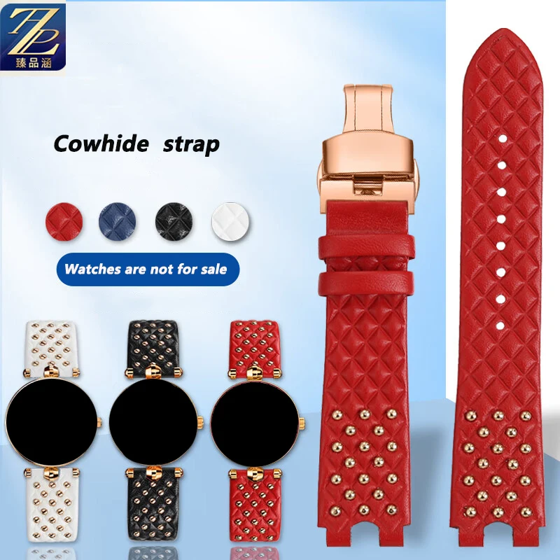 Ремешок из воловьей кожи для VER-SACE PALAZZO VECQ00418/VECQ00118 U-образный браслет с вырезом