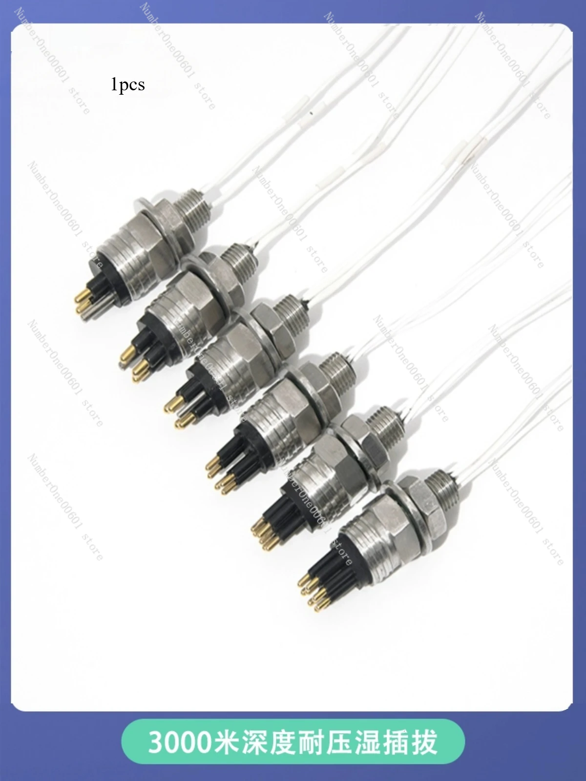 Разъем для глубокой воды микроводная плотная розетка ROV водонепроницаемая