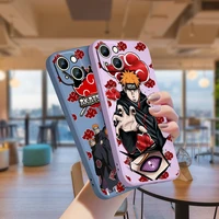 anime naruto kakashi for apple iphone 13 12 mini 11 xs pro max x xr 8 7 6 plus se 2020 liquid silicone soft rope phone case