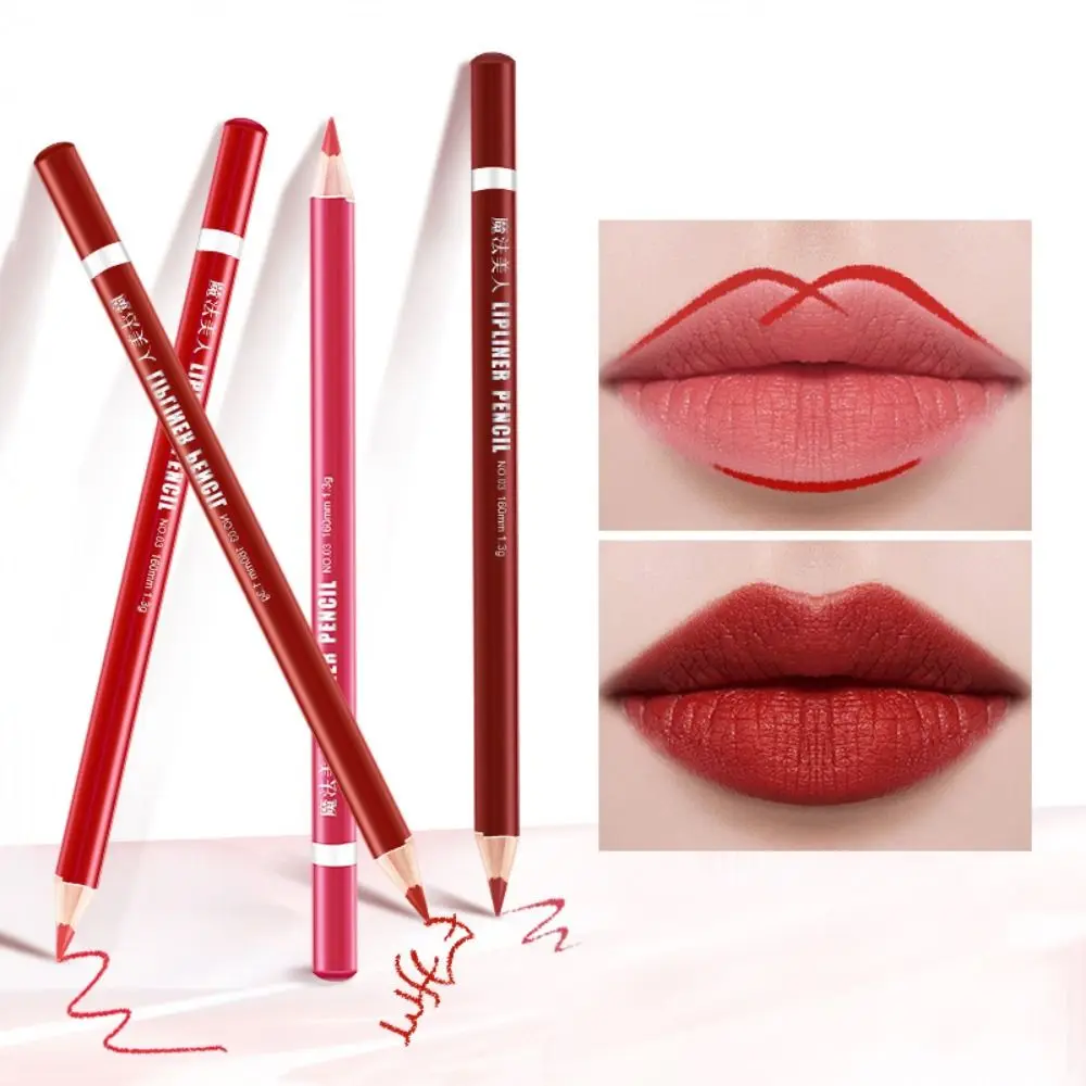 

Lipliner Pencil Set Waterproof Lip Liner Pen Matte Lip Stick Long Lasting Makeup Beauty Comestics Tools