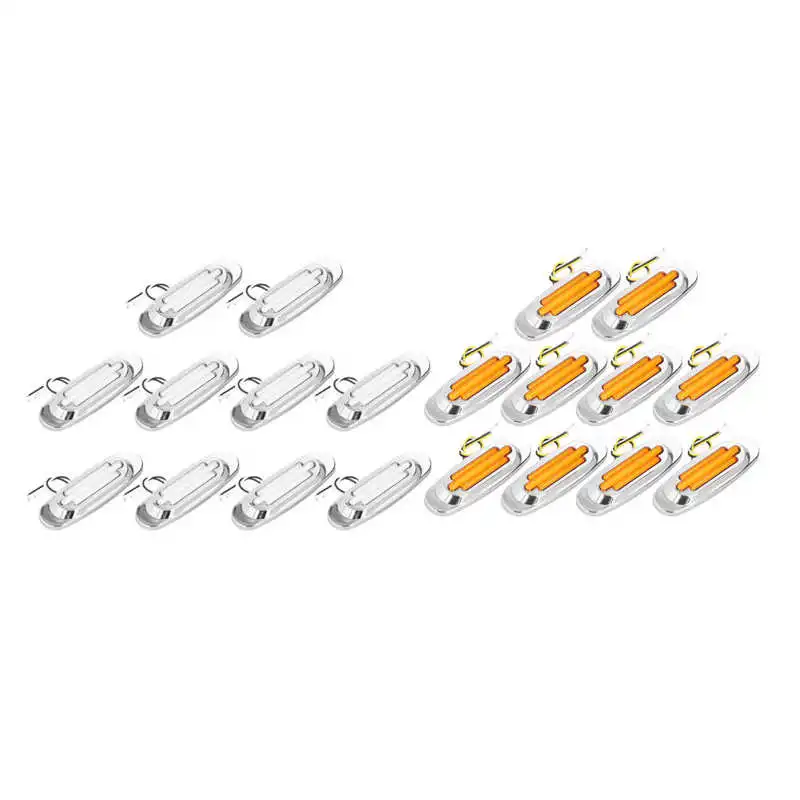 

Side Marker Light 16 LEDs Front Rear Side Indicator for Marine Boat Yachts